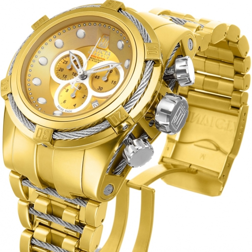 INVICTA JT limited release #001/999 18k gold plated